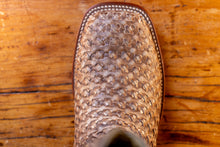 Leather Basketweave on a Full Leather Sole